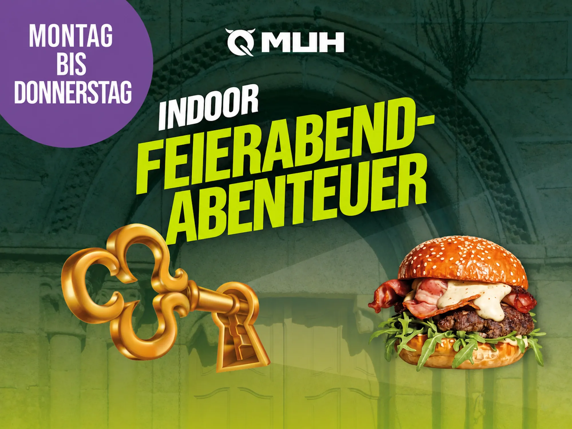 Feierabend Abenteuer - Indoor-Escape-Room mit QMUH-Menü in Reutlingen