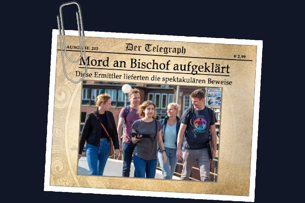 Mord am Bischof - Ermittlerteam beim Outdoor-Krimi in Reutlingen und Hayingen