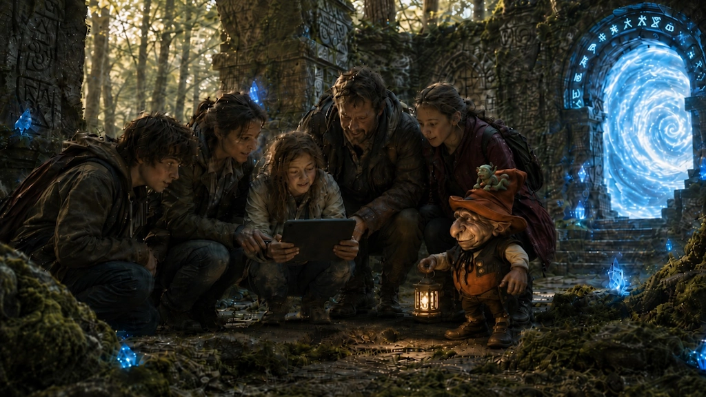 Das Magische Portal - Fantasy-Outdoor-Spiel mit Tablet und R\u00e4tseln in Reutlingen und Hayingen
