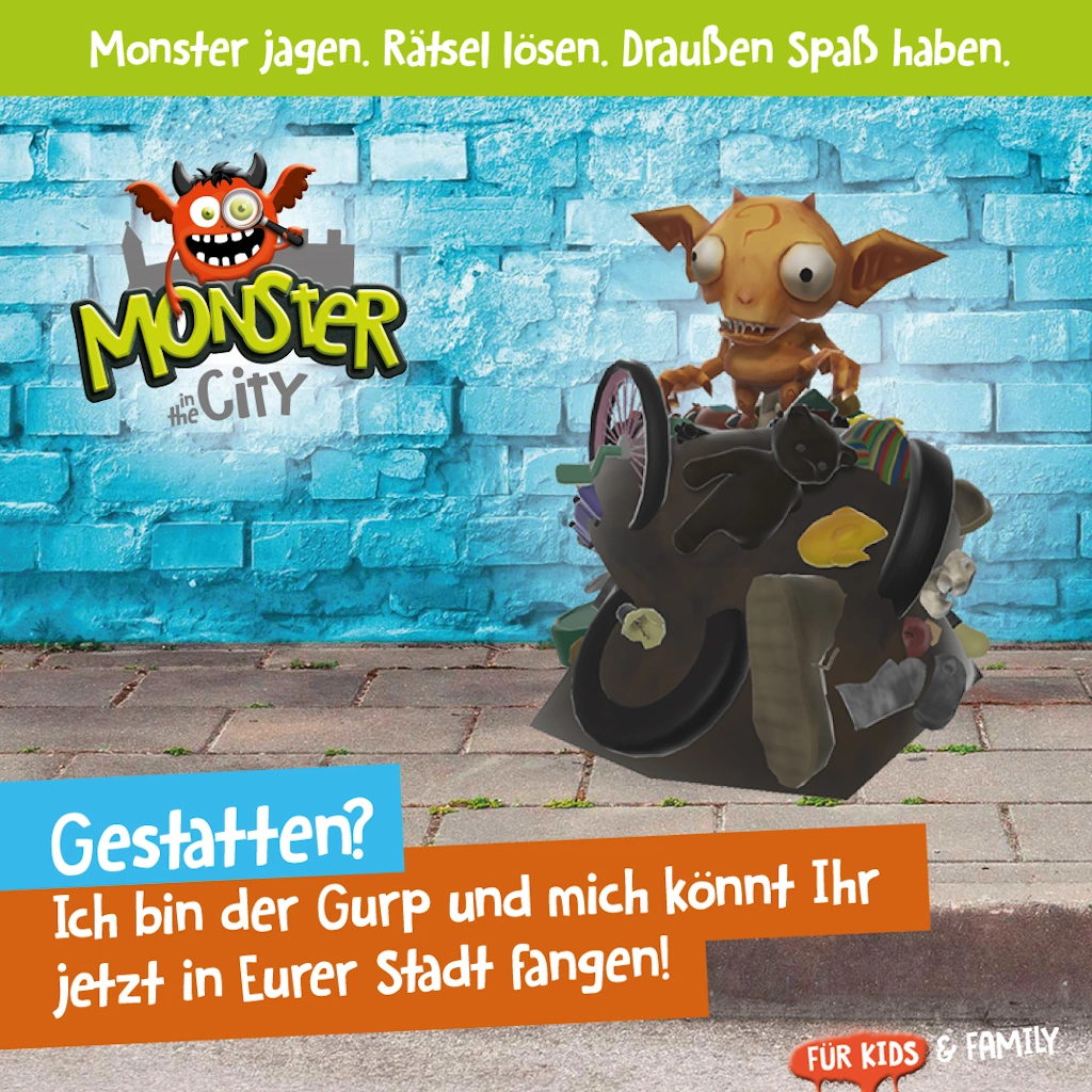 Monster in the City - Monsterjagd mit Tablet und Spielmaterial in Reutlingen und Hayingen, Impression 2